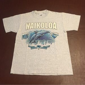 Vtg ‘93 San Segal Waikoloa Dolphins T Shirt 90s M